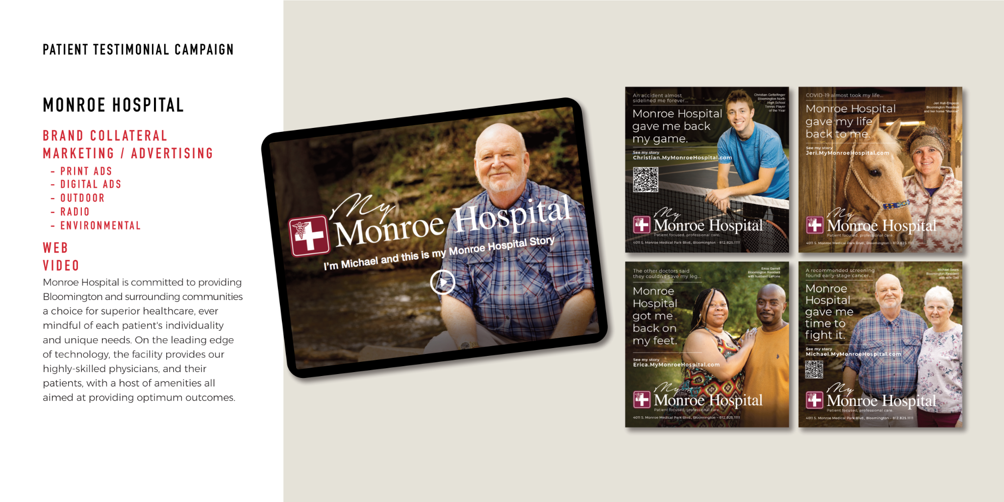 Monroe Hospital — Integrated Patient Storytelling